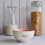 Personalised Spotty Dotty Cereal Bowl