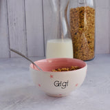 Personalised Spotty Dotty Cereal Bowl