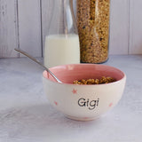 Personalised Spotty Dotty Cereal Bowl