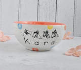 Personalised Spotty Dotty Cereal Bowl