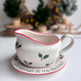 Classic Christmas Gravy Boat