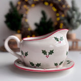 Classic Christmas Gravy Boat