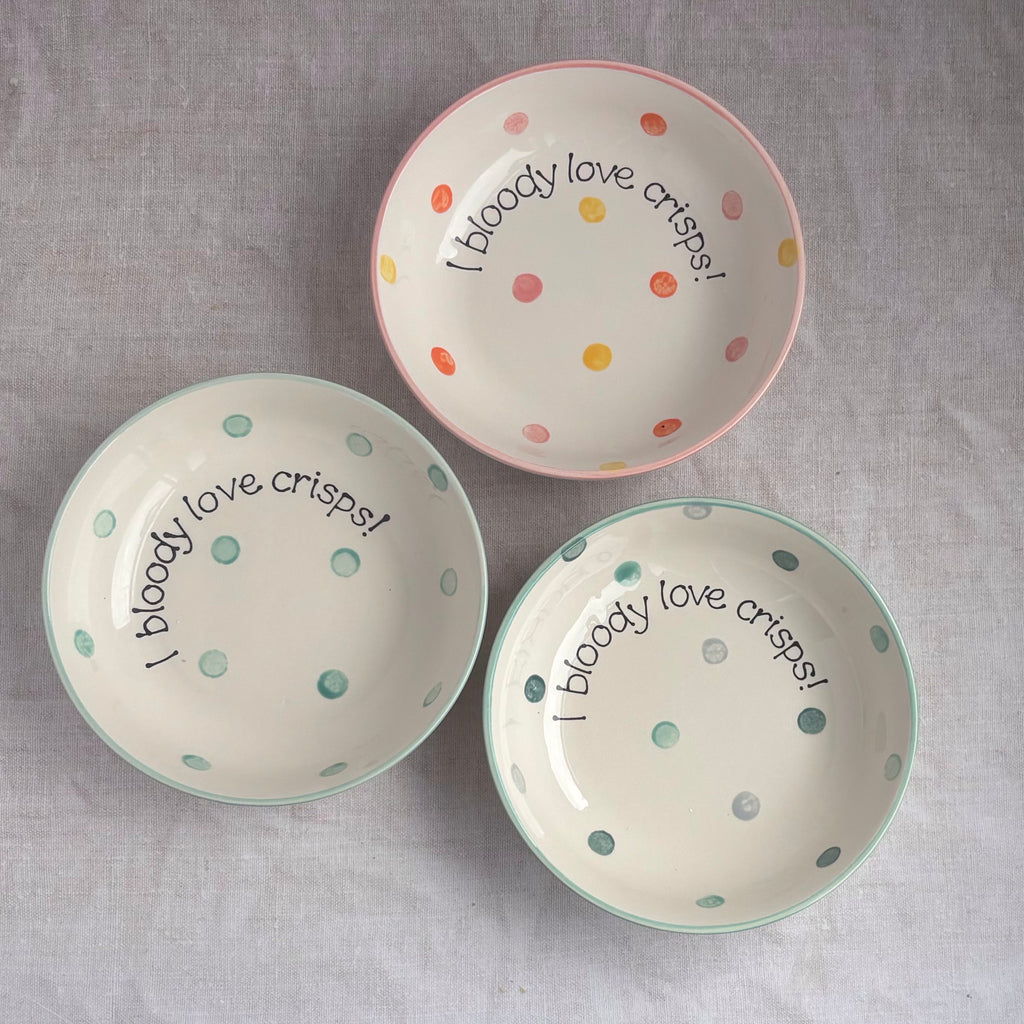 Personalised Spotty Dotty Breakfast Set