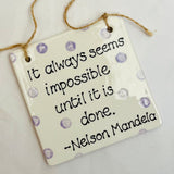 Positivity Plaque