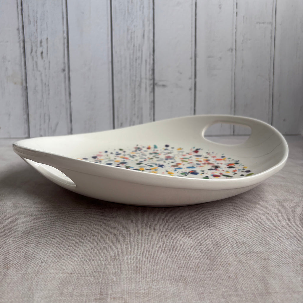ColourSplash Oval Serving Tray