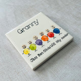 Fingerprint Families Coaster