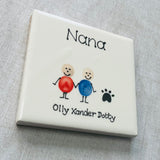 Fingerprint Families Coaster