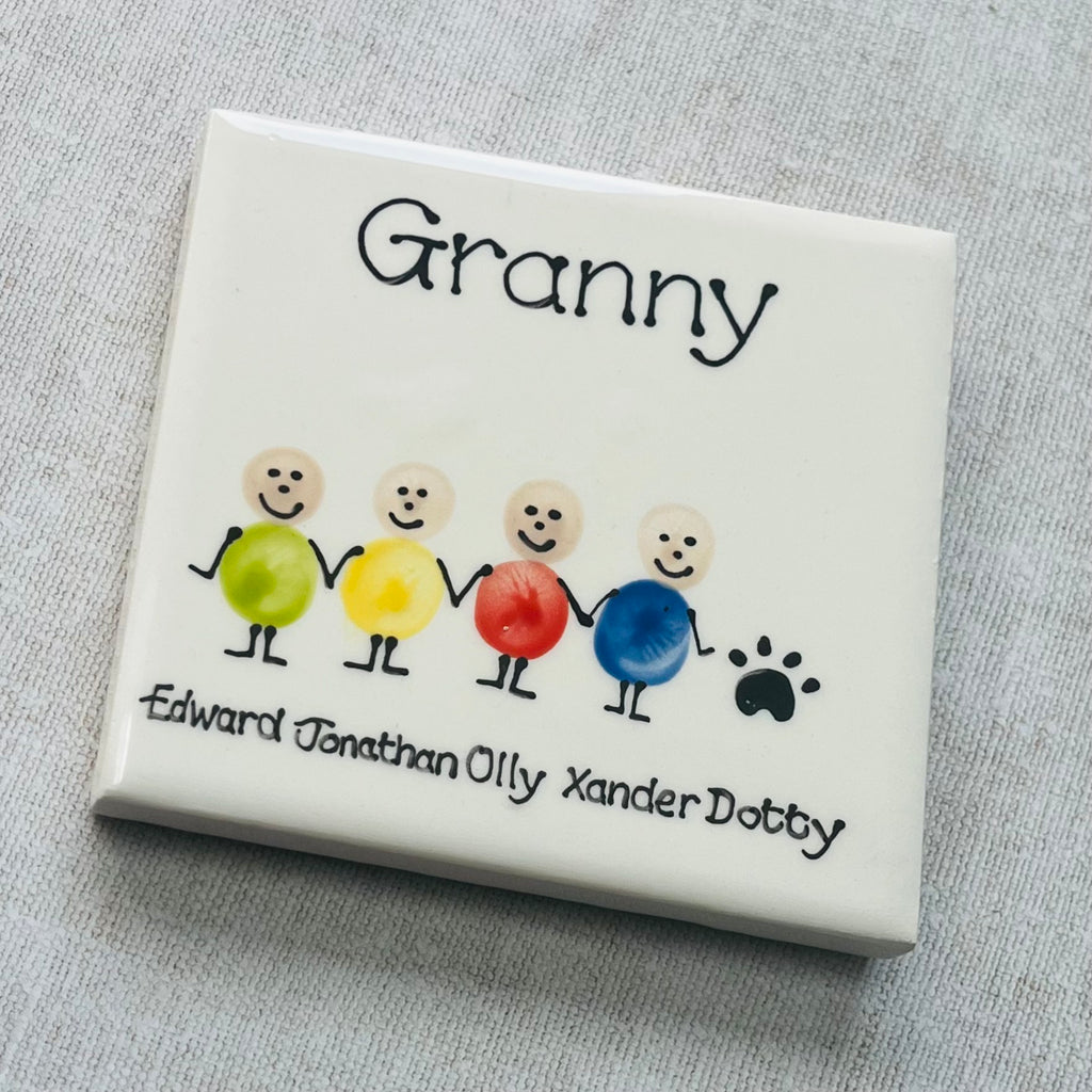 Fingerprint Families Coaster