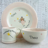 Personalised Fairy Dust Plate/ Cereal Bowl