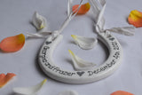 Personalised Wedding Horseshoe Keepsake