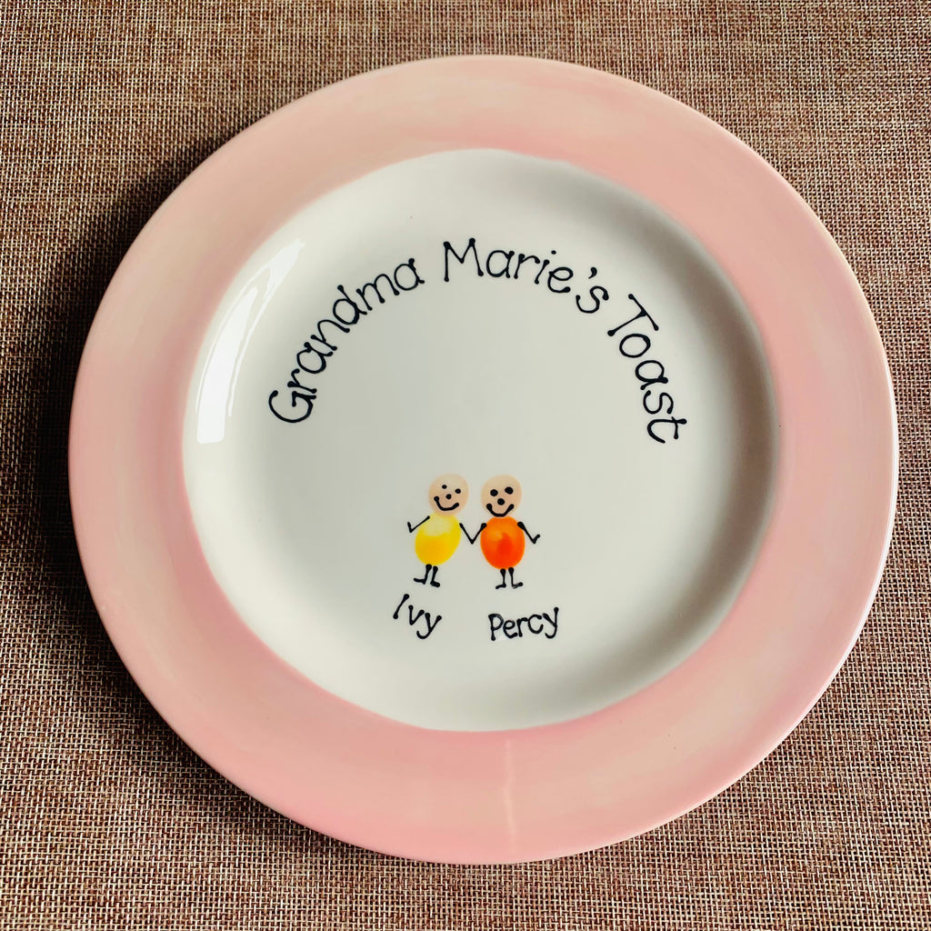 Personalised Fingerprint Families Plate