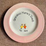 Personalised Fingerprint Families Plate