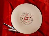 Personalised Anniversary Signature Platter