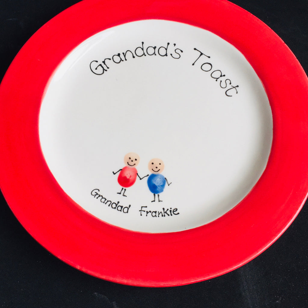 Personalised Fingerprint Families Plate