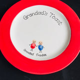 Personalised Fingerprint Families Plate