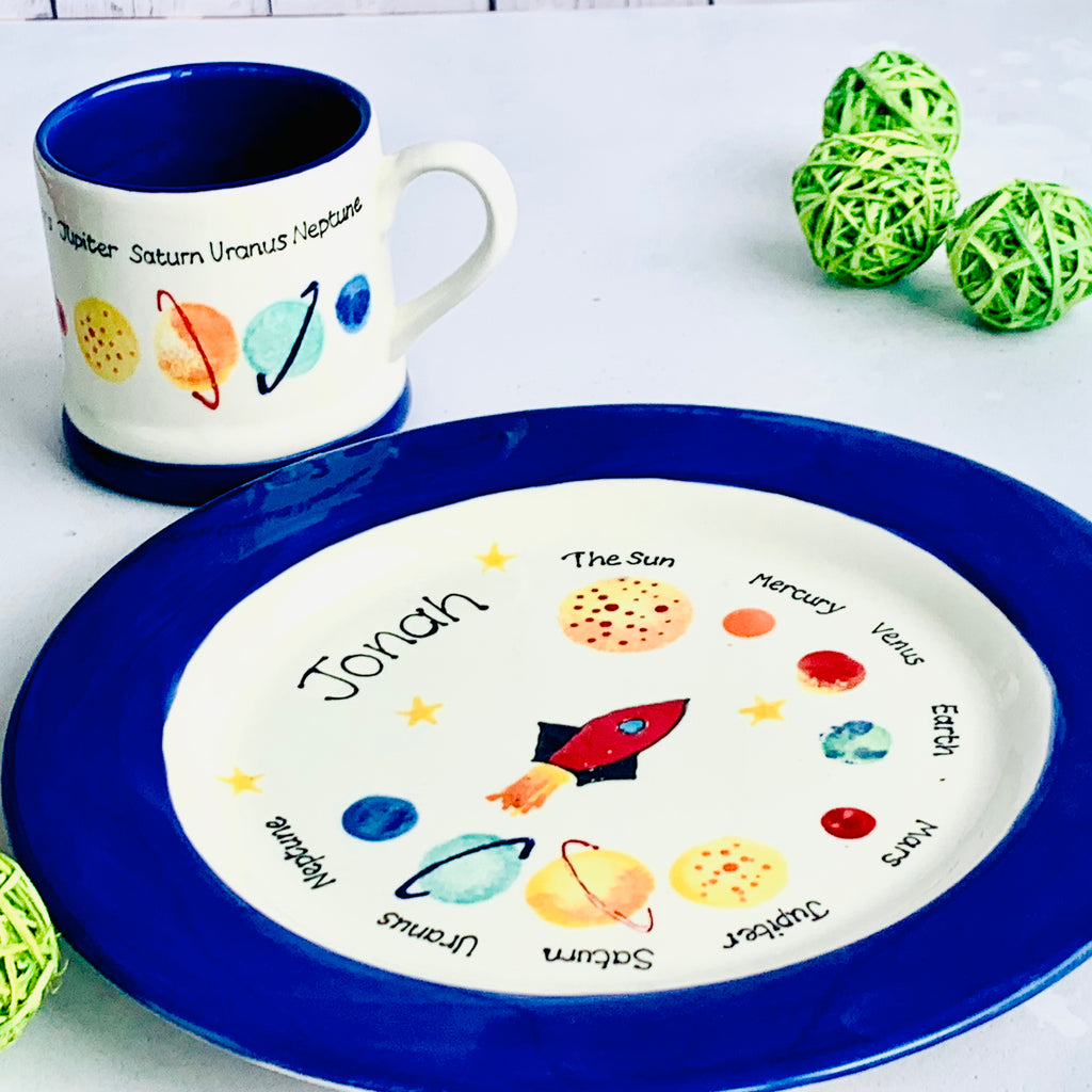 Personalised Planets Breakfast Set