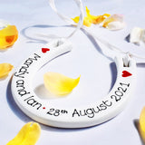 Personalised Wedding Horseshoe Keepsake