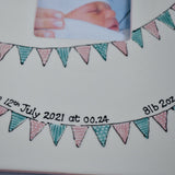 Personalised Photo Frame for Birth or Christening