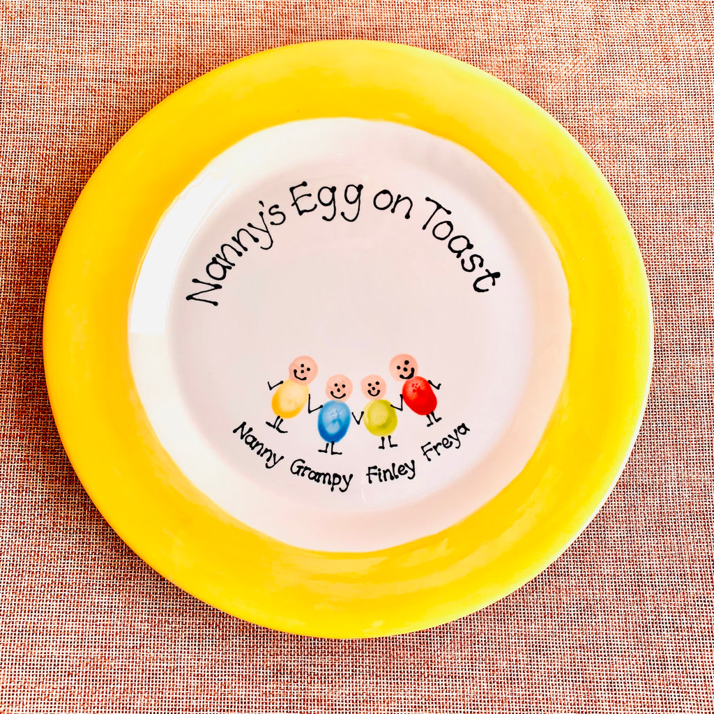 Personalised Fingerprint Families Plate