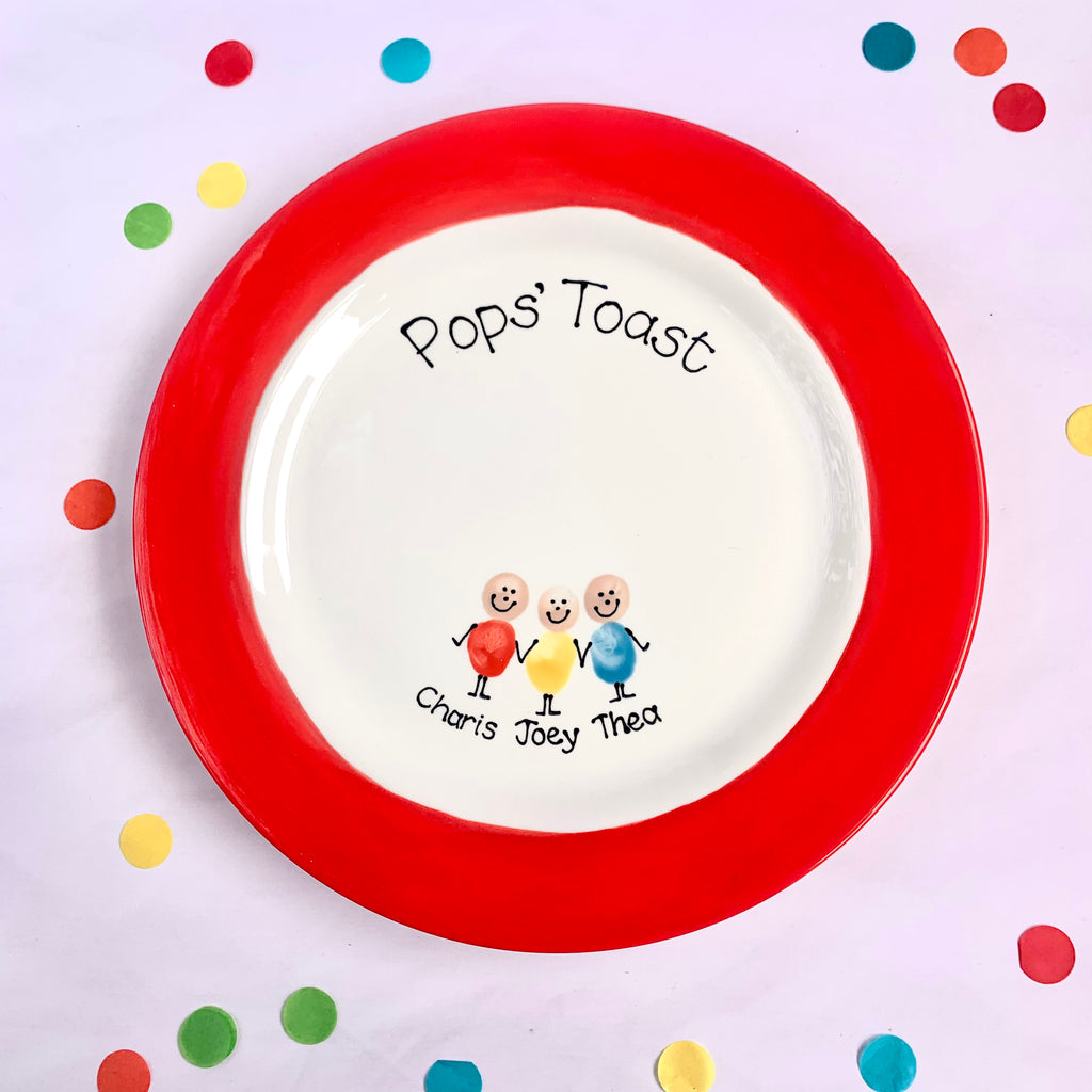 Personalised Fingerprint Families Plate