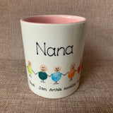 Personalised Fingerprint Families Mug