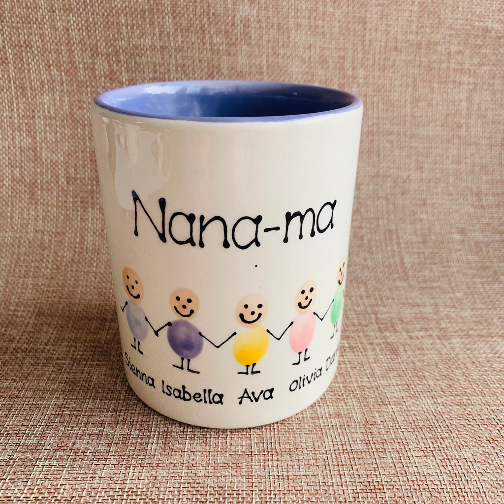 Personalised Fingerprint Families Mug