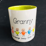Personalised Fingerprint Families Mug