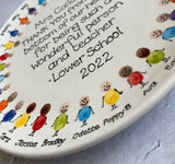 Teachers Fingerprint Platter