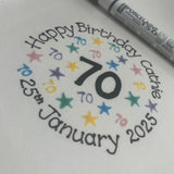 Personalised Birthday Signature Platter