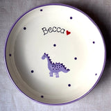 Personalised Dinosaur Dinner Set