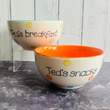 Personalised Spotty Dotty Cereal Bowl