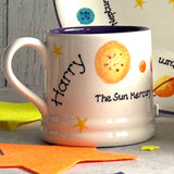 Personalised Planets Plate/ Cereal Bowl/ Mug