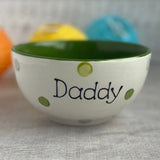 Personalised Spotty Dotty Cereal Bowl