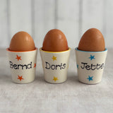 Personalised Spotty Dotty Egg Cup