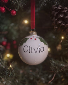Personalised Classic Christmas Bauble