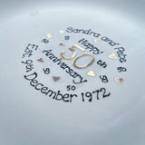 Personalised Anniversary Signature Platter