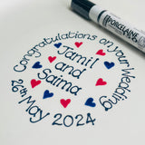 Personalised Wedding Signature Platter