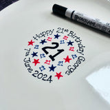 Personalised Birthday Signature Platter