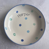 Personalised Spotty Dotty Pasta Bowl