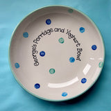Personalised Spotty Dotty Pasta Bowl