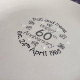 Personalised Anniversary Signature Platter