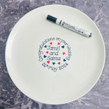 Personalised Wedding Signature Platter