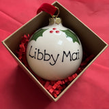Personalised Classic Christmas Bauble