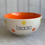 Personalised Spotty Dotty Cereal Bowl