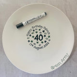 Personalised Birthday Signature Platter