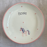 Personalised Unicorn Cereal Bowl