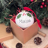 Personalised Classic Christmas Bauble