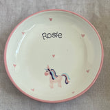 Unicorn Personalised Dinner Set