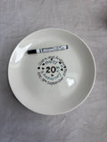 Personalised Anniversary Signature Platter