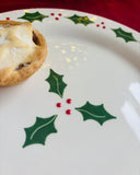 We bloody love mince pies plate